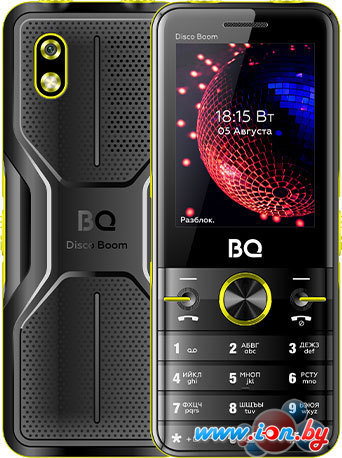 Кнопочный телефон BQ-Mobile BQ-2842 Disco Boom (желтый) в Могилёве