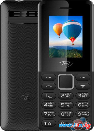 Кнопочный телефон Itel IT2163R (черный) в Могилёве