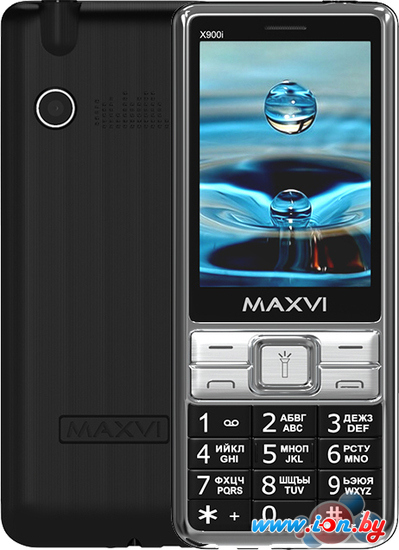 Кнопочный телефон Maxvi X900i (черный) в Минске