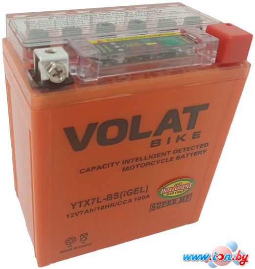 Мотоциклетный аккумулятор VOLAT YTX7L-BS iGel (7 А·ч) в Могилёве