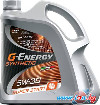 Моторное масло G-Energy Synthetic Super Start 5W-30 4л в Гродно