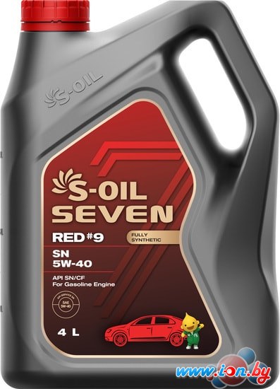 Моторное масло S-OIL SEVEN RED #9 SN 5W-40 4л в Могилёве