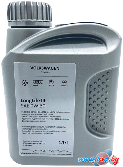 Моторное масло AUDI/Volkswagen Longlife III 0W-30 1л GR52195M2 в Могилёве