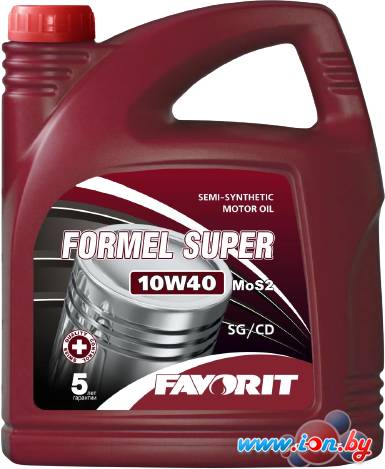 Моторное масло Favorit Formel Super MoS2 10W-40 SG/CD 5л в Бресте