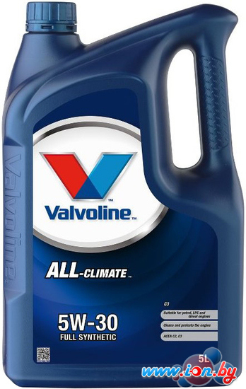 Моторное масло Valvoline All-Climate C2/C3 5W-30 5л в Могилёве