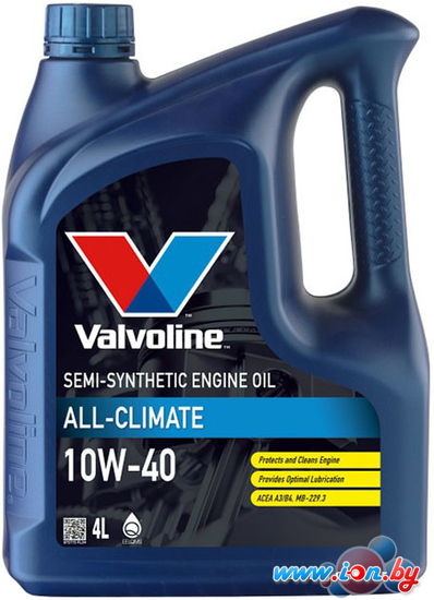 Моторное масло Valvoline All-Climate 10W-40 4л в Гродно