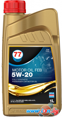 Моторное масло 77 Lubricants Motor Oil FEB 5W-20 1л в Могилёве