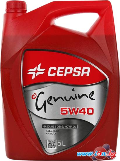 Моторное масло CEPSA Genuine Synthetic 5W-40 5л в Гродно