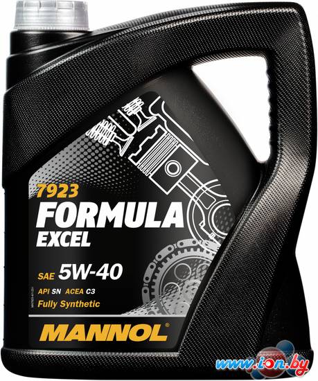 Моторное масло Mannol Formula Excel 5W-40 SN 4л в Могилёве