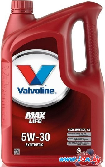 Моторное масло Valvoline Maxlife C3 5W-30 5л в Витебске