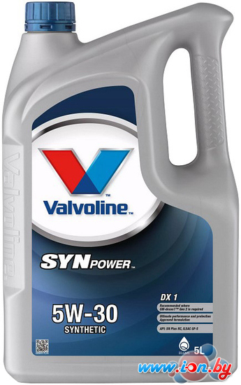 Моторное масло Valvoline Synpower DX1 5W-30 5л в Гродно