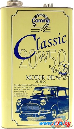 Моторное масло Comma Classic Motor Oil 20W-50 5л в Бресте