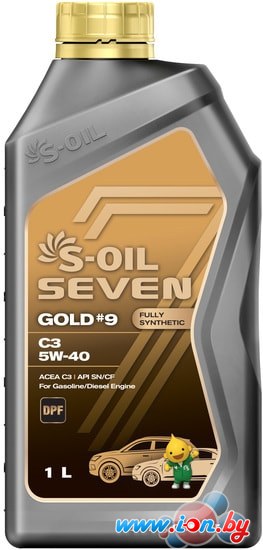 Моторное масло S-OIL SEVEN GOLD #9 C3 5W-40 1л в Могилёве