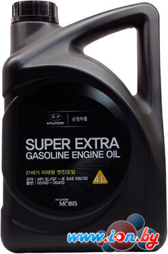 Моторное масло Hyundai/KIA Super Extra Gasoline 5W30 0510000410 4л в Витебске