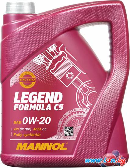 Моторное масло Mannol Legend Formula C5 0W-20 5л в Гродно