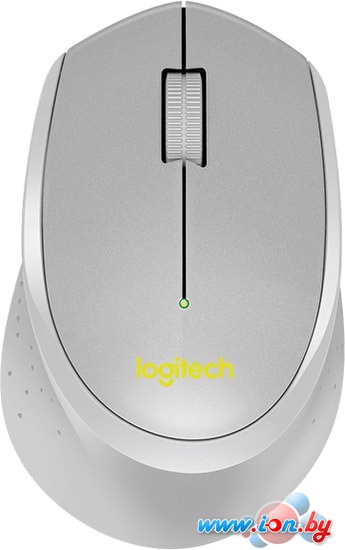 Мышь Logitech M330 Silent Plus (серый/желтый) в Гомеле