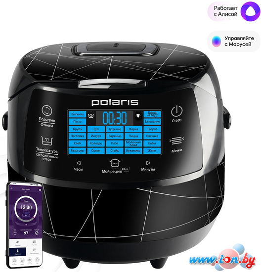 Мультиварка Polaris PMC 5017 Wi-Fi IQ Home (черный) в Гродно