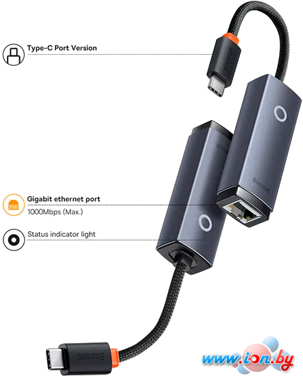 Сетевой адаптер Baseus WKQX000301 в Бресте