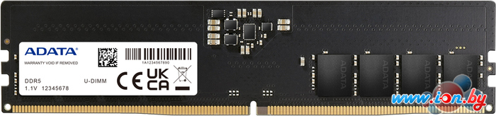 Оперативная память A-Data 32ГБ DDR5 4800 МГц AD5U480032G-S в Могилёве