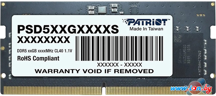 Оперативная память Patriot Signature Line 8ГБ DDR5 5600 МГц PSD58G560041S в Могилёве