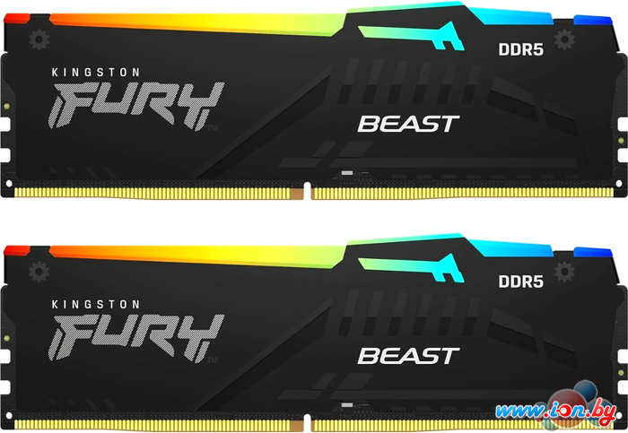 Оперативная память Kingston FURY Beast RGB 2x16ГБ DDR5 6000МГц KF560C40BBAK2-32 в Гродно