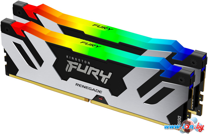 Оперативная память Kingston FURY Renegade RGB 2x16ГБ DDR5 6400МГц KF564C32RSAK2-32 в Минске