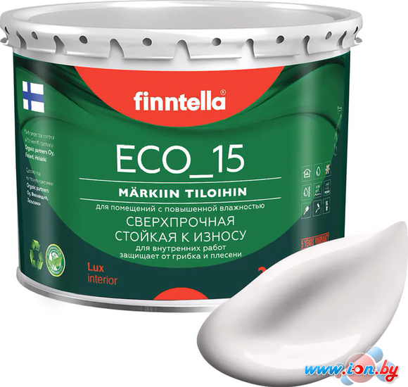 Краска Finntella Eco 15 Maito F-10-1-3-FL112 2.7 л (молочно-белый) в Витебске