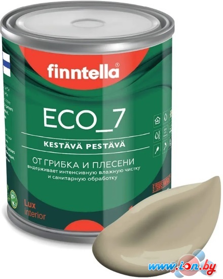 Краска Finntella Eco 7 Vuori F-09-2-1-FL088 0.9 л (бежевый хаки) в Могилёве