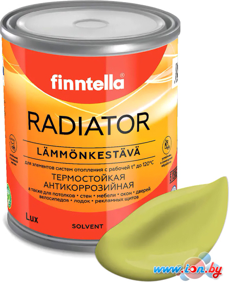 Краска Finntella Radiator Lahtee F-19-1-1-FL031 0.9 л (светло-зеленый) в Могилёве