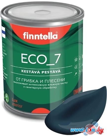 Краска Finntella Eco 7 Yo F-09-2-1-FL009 0.9 л (сине-зеленый) в Могилёве