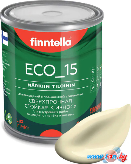 Краска Finntella Eco 15 Ivory F-10-1-1-FL120 0.9 л (светло-желтый) в Могилёве