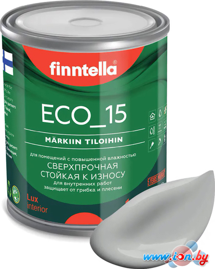 Краска Finntella Eco 15 Joki F-10-1-1-FL060 0.9 л (серый) в Гомеле