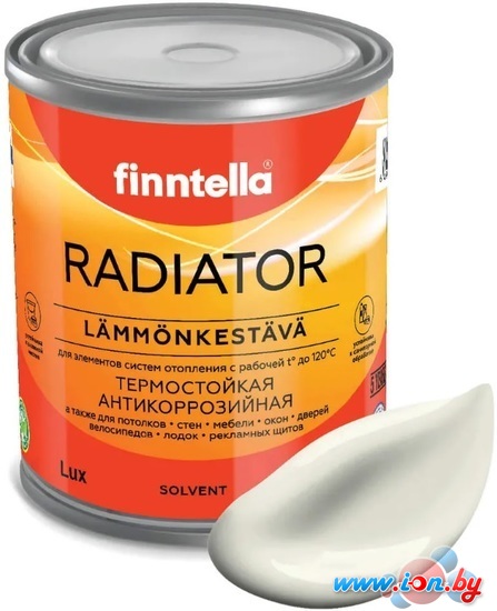 Краска Finntella Radiator Antiikki F-19-1-1-FL124 0.9 л (белый) в Могилёве