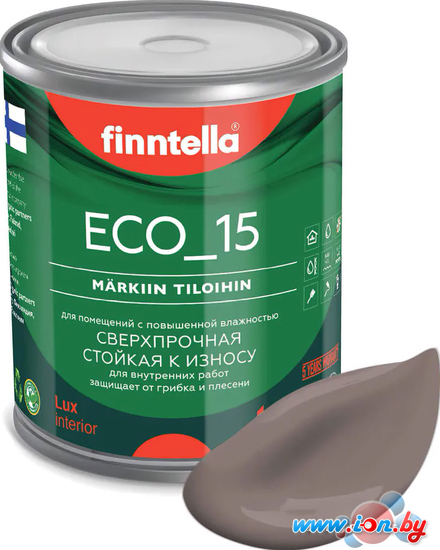 Краска Finntella Eco 15 Maitosuklaa F-10-1-1-FL074 0.9 л (коричневый) в Бресте