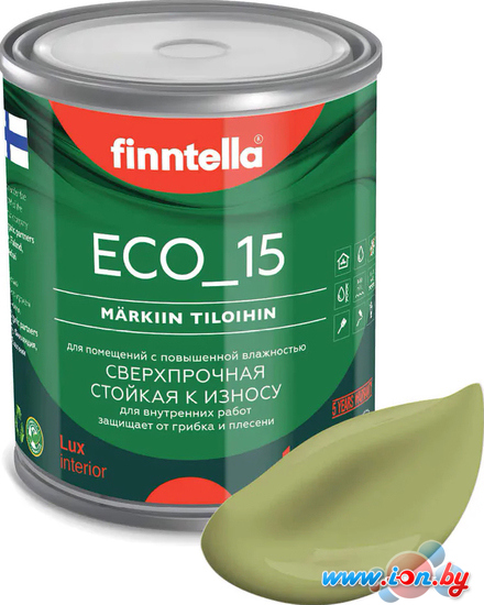 Краска Finntella Eco 15 Metsa F-10-1-1-FL032 0.9 л (зеленый) в Витебске