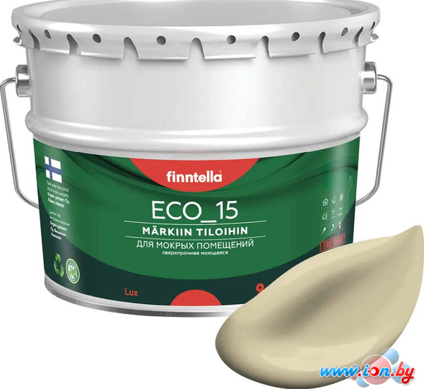 Краска Finntella Eco 15 Hiekka F-10-1-9-FL070 9 л (светло-песочный) в Могилёве