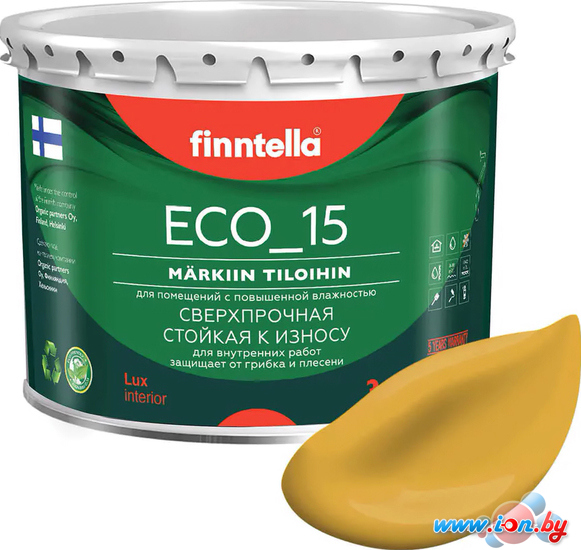 Краска Finntella Eco 15 Okra F-10-1-3-FL113 2.7 л (желто-красный) в Могилёве