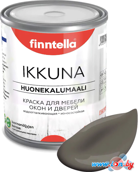 Краска Finntella Ikkuna Mutteri F-34-1-1-FL073 0.9 л (коричневый) в Гомеле