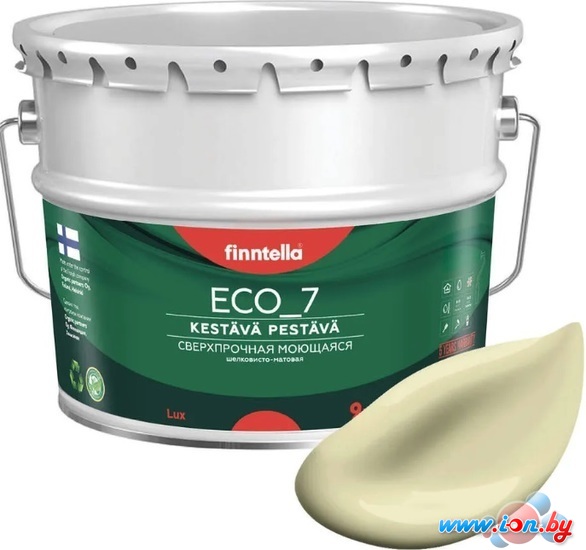 Краска Finntella Eco 7 Cocktail F-09-2-9-FL119 9 л (жемчужно-белый) в Витебске