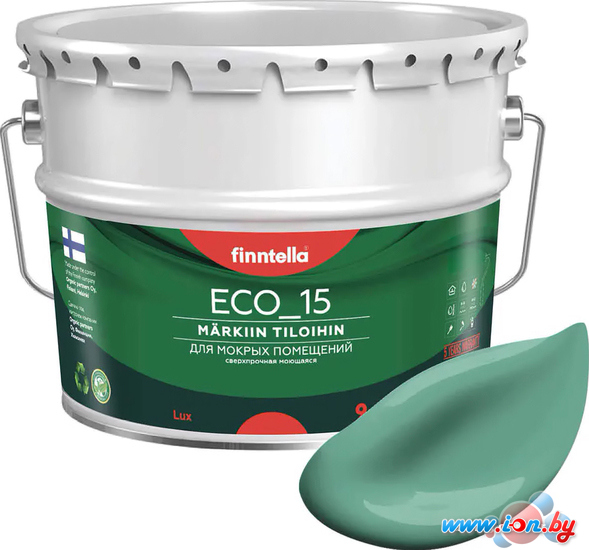 Краска Finntella Eco 15 Jade F-10-1-9-FL036 9 л (бирюзовый) в Гомеле