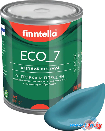 Краска Finntella Eco 7 Opaali F-09-2-1-FL016 0.9 л (голубой) в Бресте