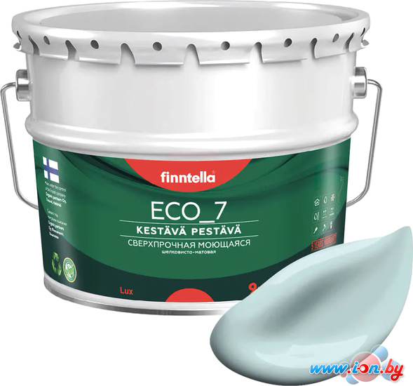 Краска Finntella Eco 7 Aamu F-09-2-9-FL019 9 л (светло-голубой) в Гомеле