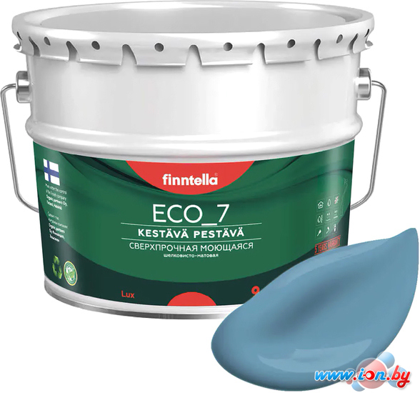 Краска Finntella Eco 7 Meri Aalto F-09-2-9-FL014 9 л (светло сине-серый) в Гомеле