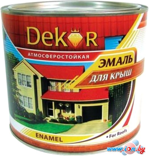 Эмаль Dekor для крыш (зеленый, 1.9 кг) в Бресте