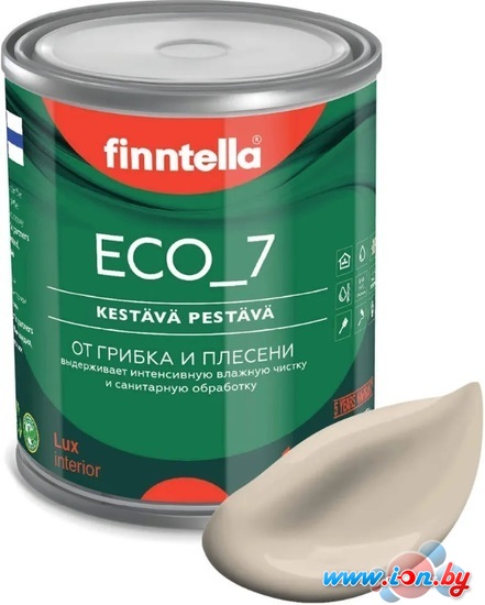 Краска Finntella Eco 7 Ruoko F-09-2-1-FL090 0.9 л (нежно-бежевый) в Витебске