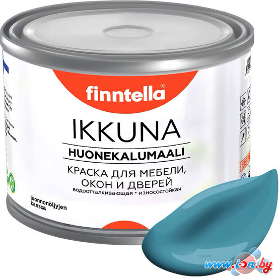 Краска Finntella Ikkuna Opaali F-34-1-9-FL016 9 л (голубой) в Витебске