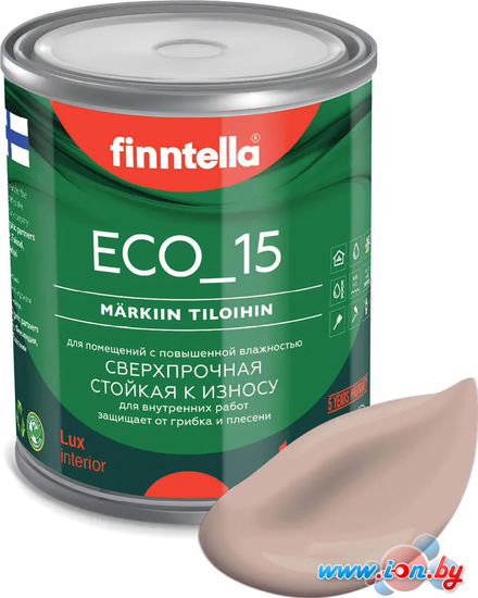 Краска Finntella Eco 15 Jauhe F-10-1-1-FL102 0.9 л (теплый бежевый) в Витебске