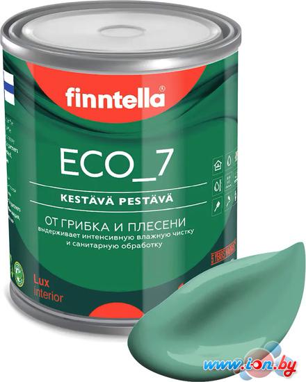 Краска Finntella Eco 7 Jade F-09-2-1-FL036 0.9 л (бирюзовый) в Витебске