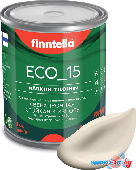 Краска Finntella Eco 15 Liinavaatteet F-10-1-1-FL094 0.9 л (светло-бежевый) в Могилёве