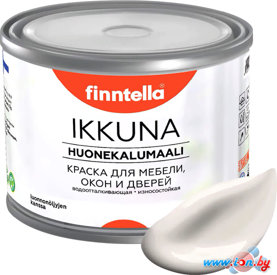 Краска Finntella Ikkuna Puuvilla F-34-1-1-FL078 0.9 л (бежевый) в Гомеле